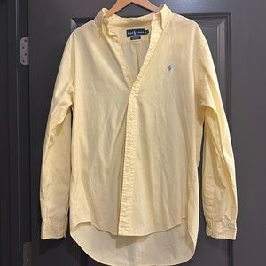 Ralph Lauren Yellow Casual Button Down Shirt